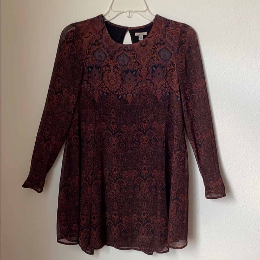 Long sleeve mini dress!